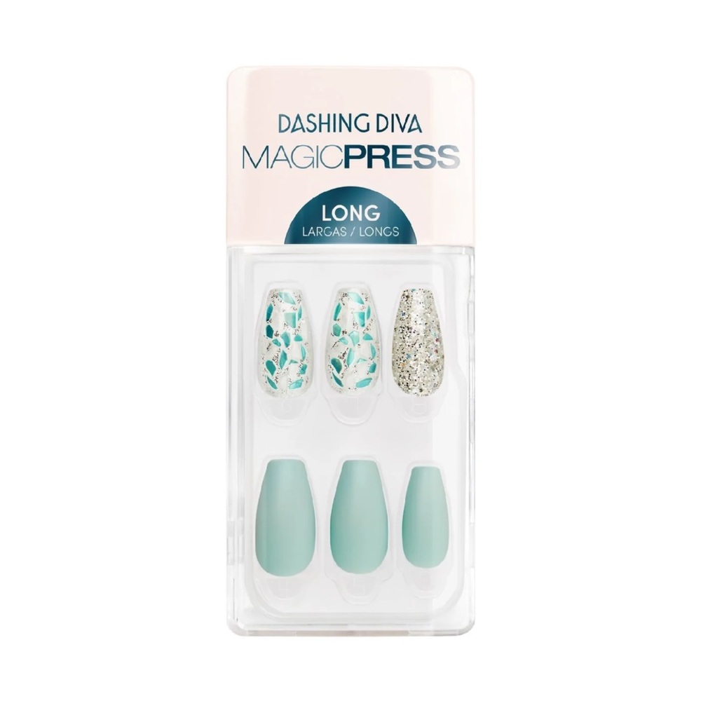 Magic Press On Long Nails - Meteorite Mayhem